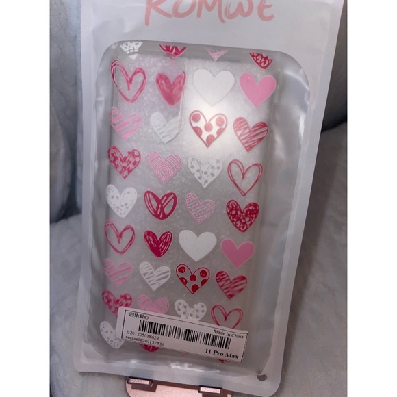 Valentines Hearts Clear iPhone 11 Pro Max Case ❤️ - Picture 11 of 17